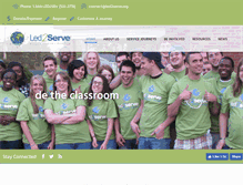 Tablet Screenshot of led2serve.org